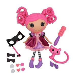 Lalaloopsy Silly Hair Doll - Confetti Carnivale With Pet Cat, 13" Masquerade Ba